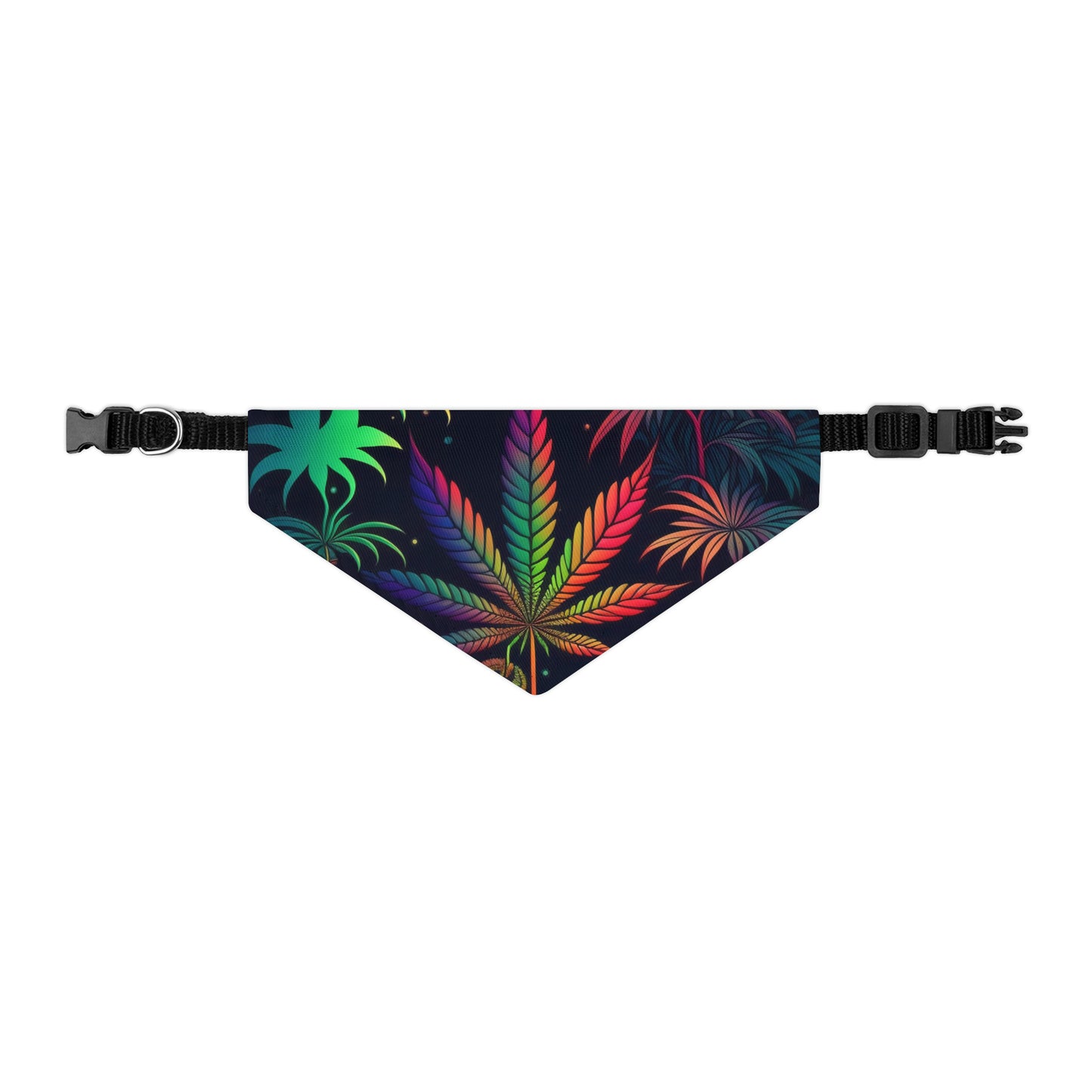 420 Neon Pet Bandana Collar