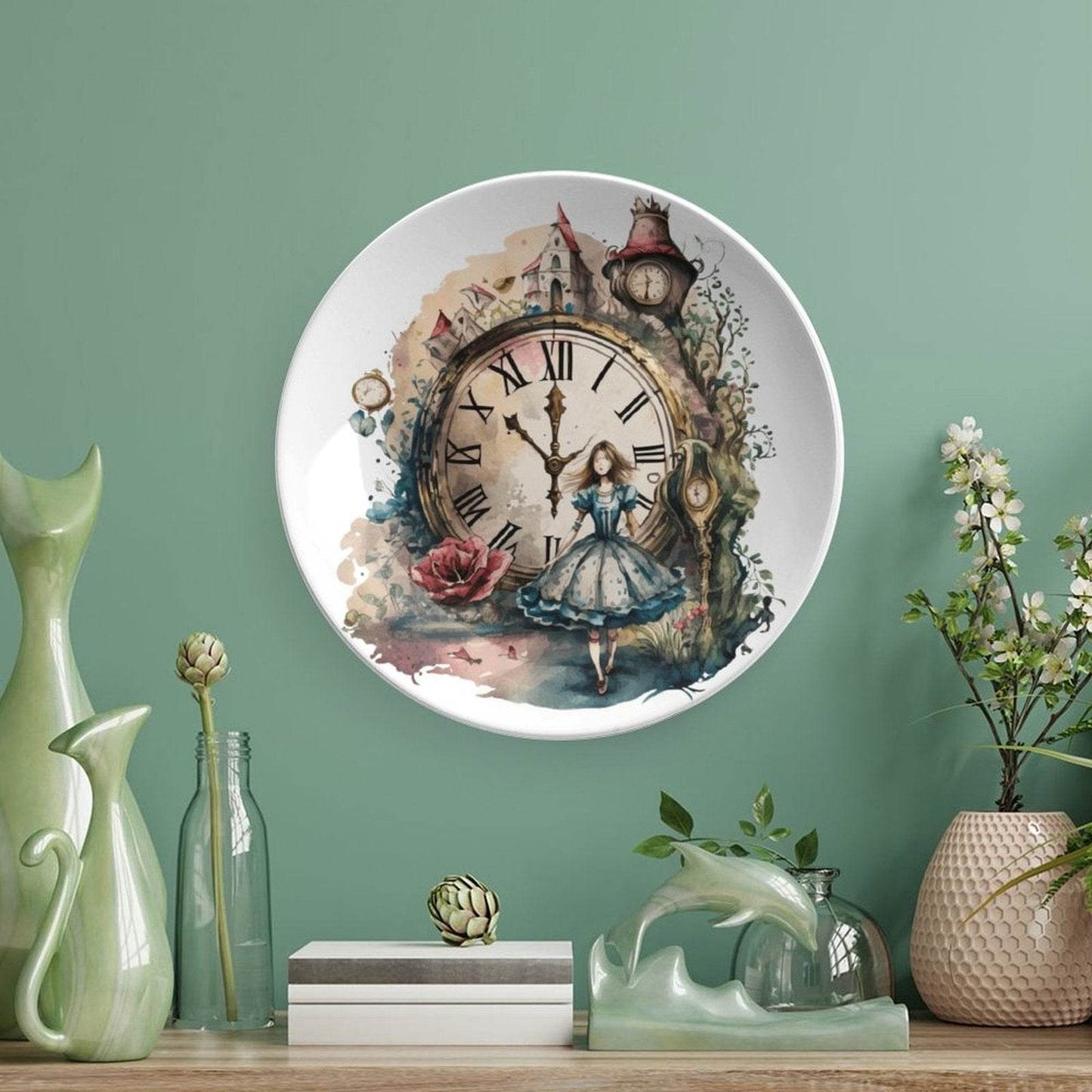 Wonderland Bone China Decorative Plate - Shop Jobie