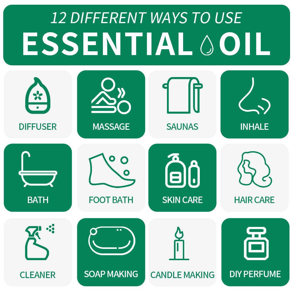 6 Piece Plant Essential Oil Aromatherapy Gift Set - Shop Jobie