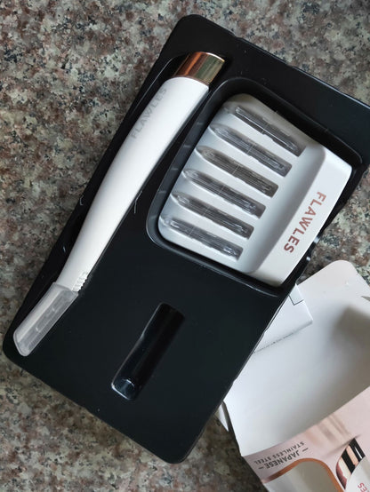 Facial Dermaplane Tool w/LED manual shaver