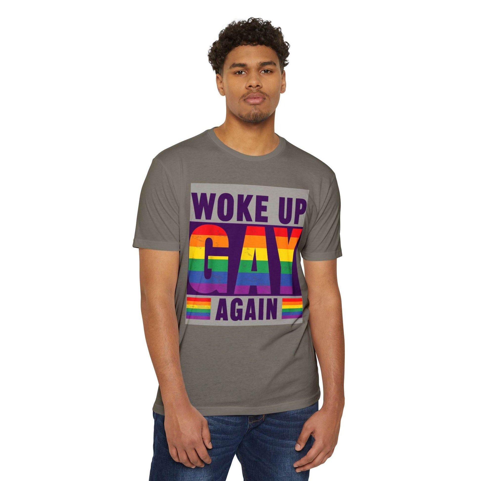 Woke Up Gay Again Tshirt - Shop Jobie