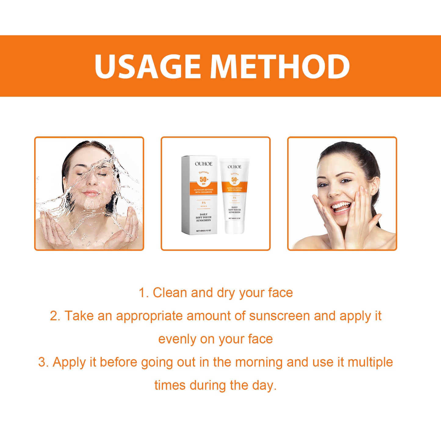 OUHOE Daily Soft Touch Sunscreen
