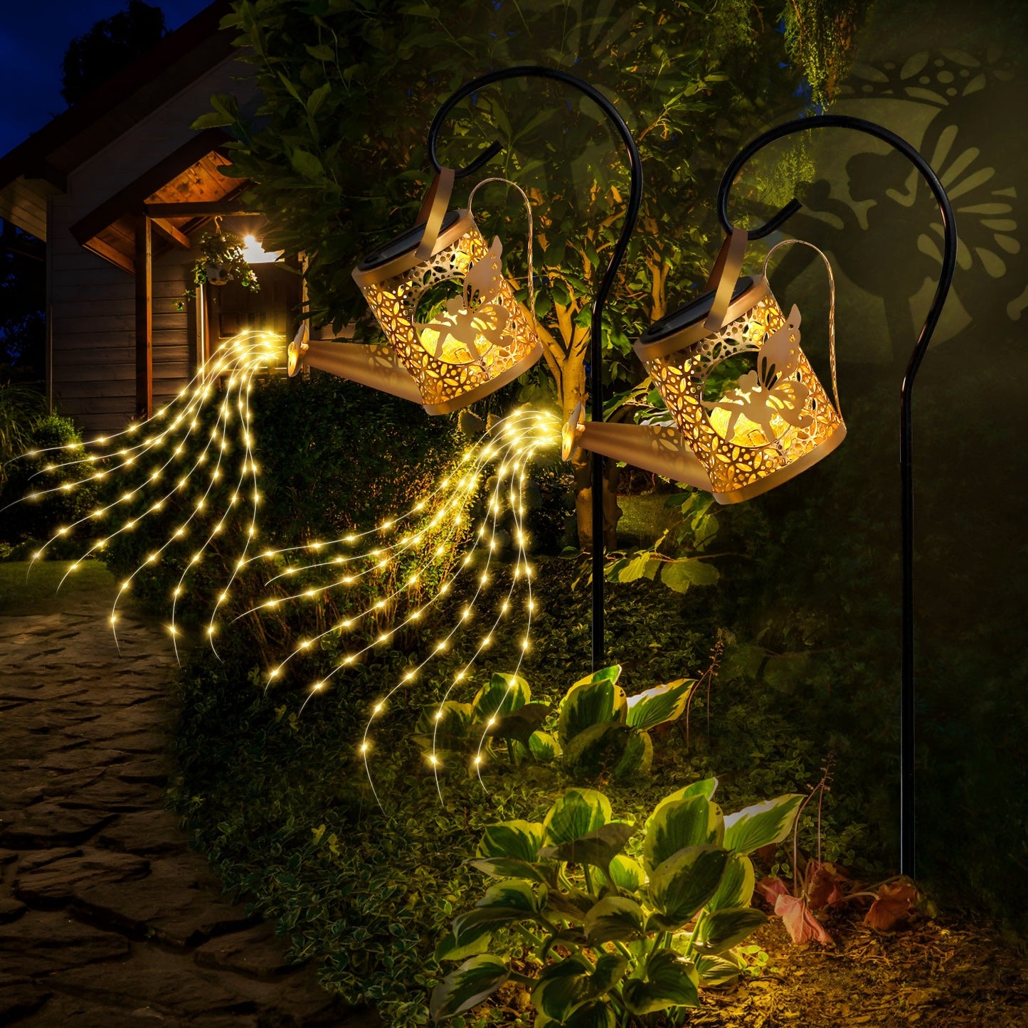 Unique & Magical Hollow Solar Watering Can