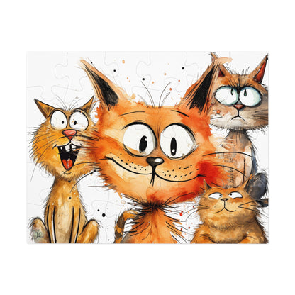 Funny Cat Puzzle Metal Box - Shop Jobie