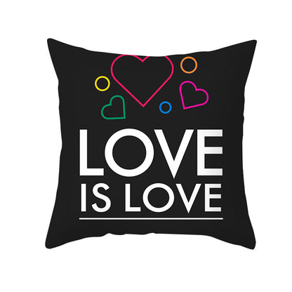 Rainbow Love Pillowcase