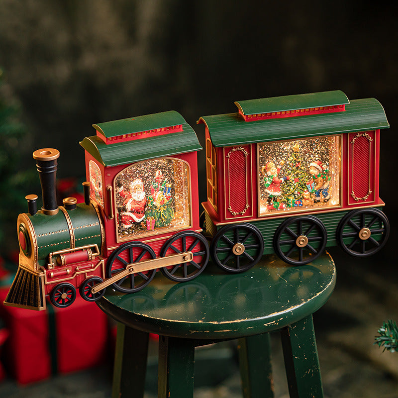 Christmas Train Music Box