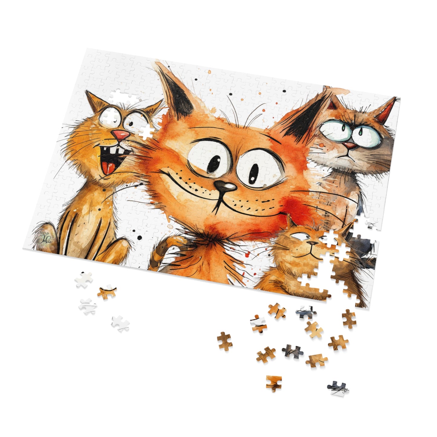 Funny Cat Puzzle Metal Box - Shop Jobie