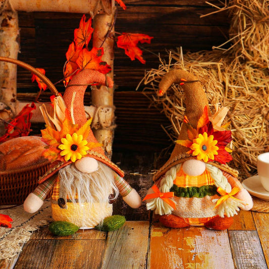 Playful Thanksgiving Standing Gnome - Shop Jobie
