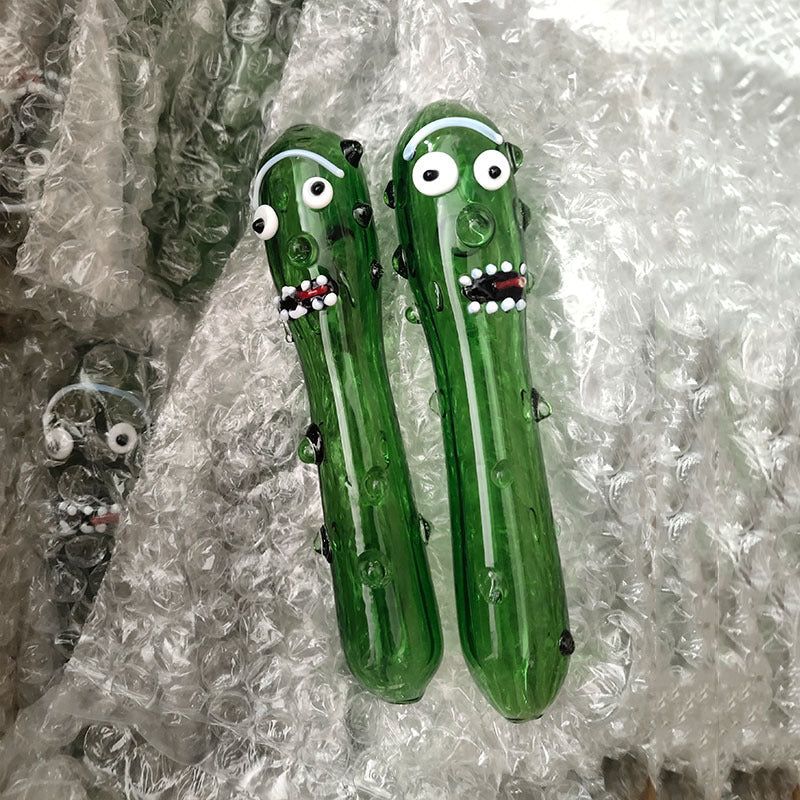 Cucumber Glass Herb Pipe