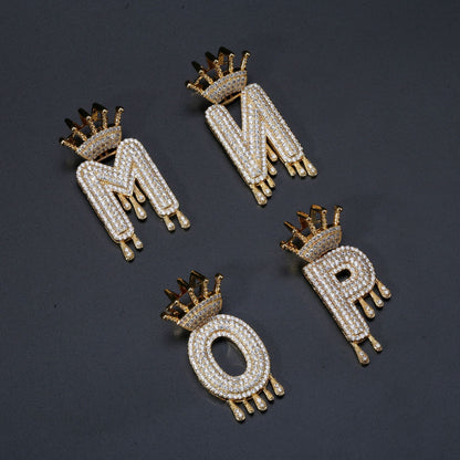 Alphabet Hip Hop Pendant