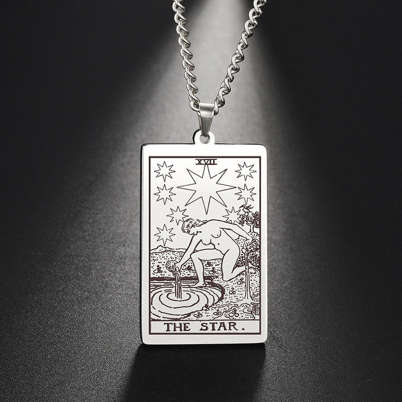 Tarot Stainless Steel Necklace