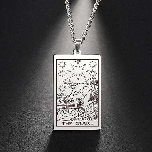 Tarot Stainless Steel Necklace - Shop Jobie