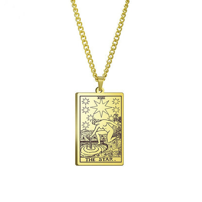 Tarot Stainless Steel Necklace