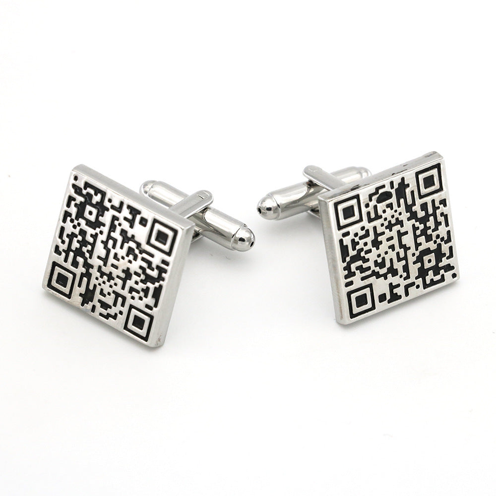 QR Code Cufflinks