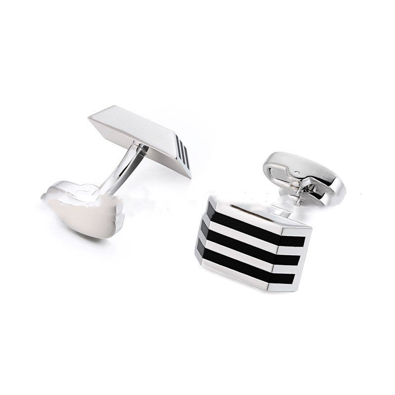 Black Opal Men's Cufflinks