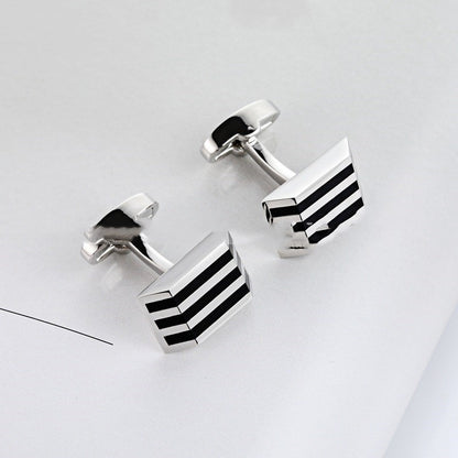 Black Opal Men's Cufflinks