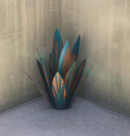 Metal Art - Rustic Agave Plant Sculpture