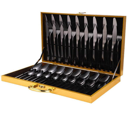 36 Piece Steak Knife, Fork & Spoons Set - Shop Jobie
