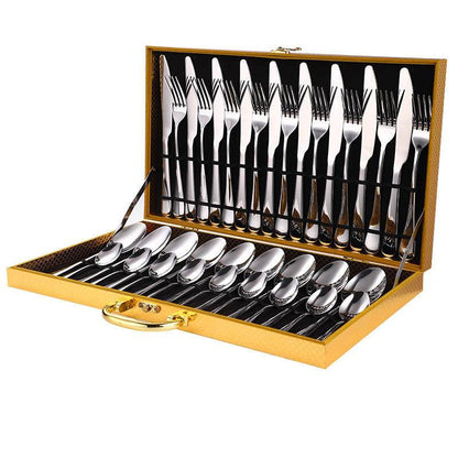 36 Piece Steak Knife, Fork & Spoons Set - Shop Jobie