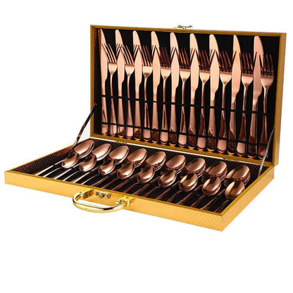 36 Piece Steak Knife, Fork & Spoons Set - Shop Jobie
