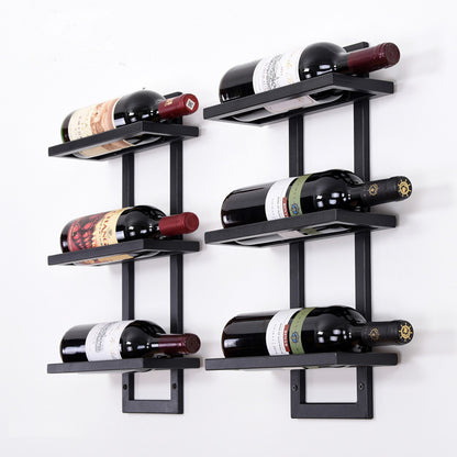 Modern Iron Wall-mounted Wine Holder