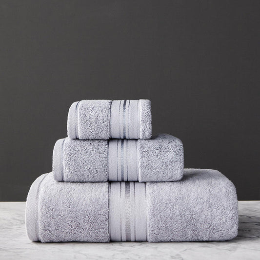 Thick Cotton Bath Towel Set