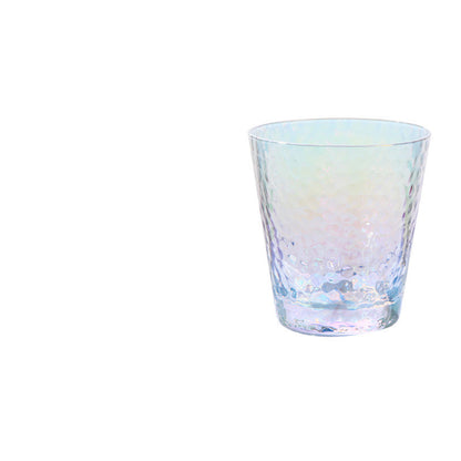 Rainbow-Hammered Glassware