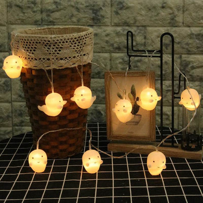 LED Pumpkin & Ghost Light Strings - Shop Jobie