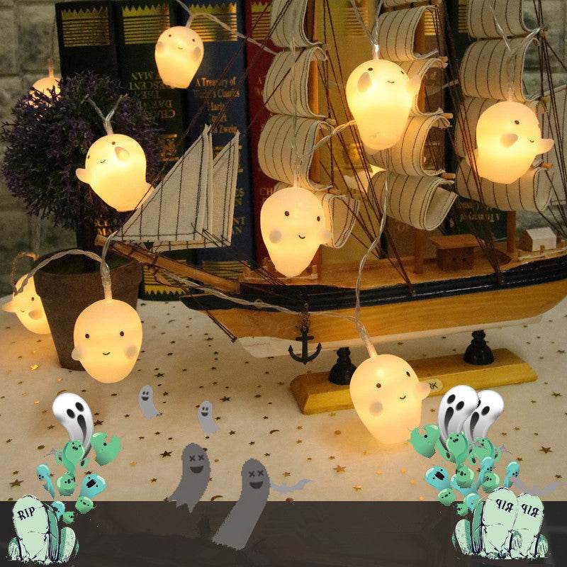 LED Pumpkin & Ghost Light Strings - Shop Jobie