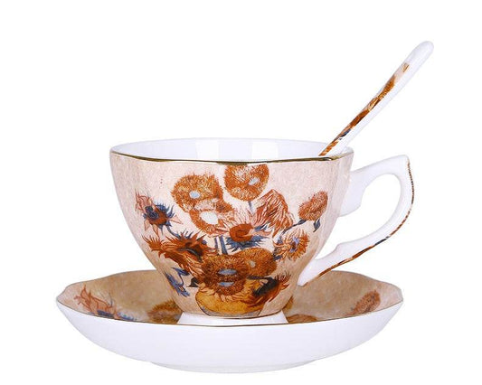 Luxury Van Gogh Cup & Saucer Tea Set - Shop Jobie