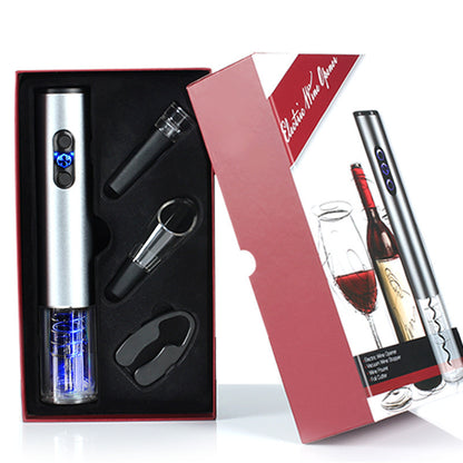 Gift Box Electric Wine Corkscrew Four-Piece Set