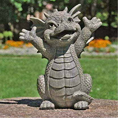 Baby Dragon Garden Statue