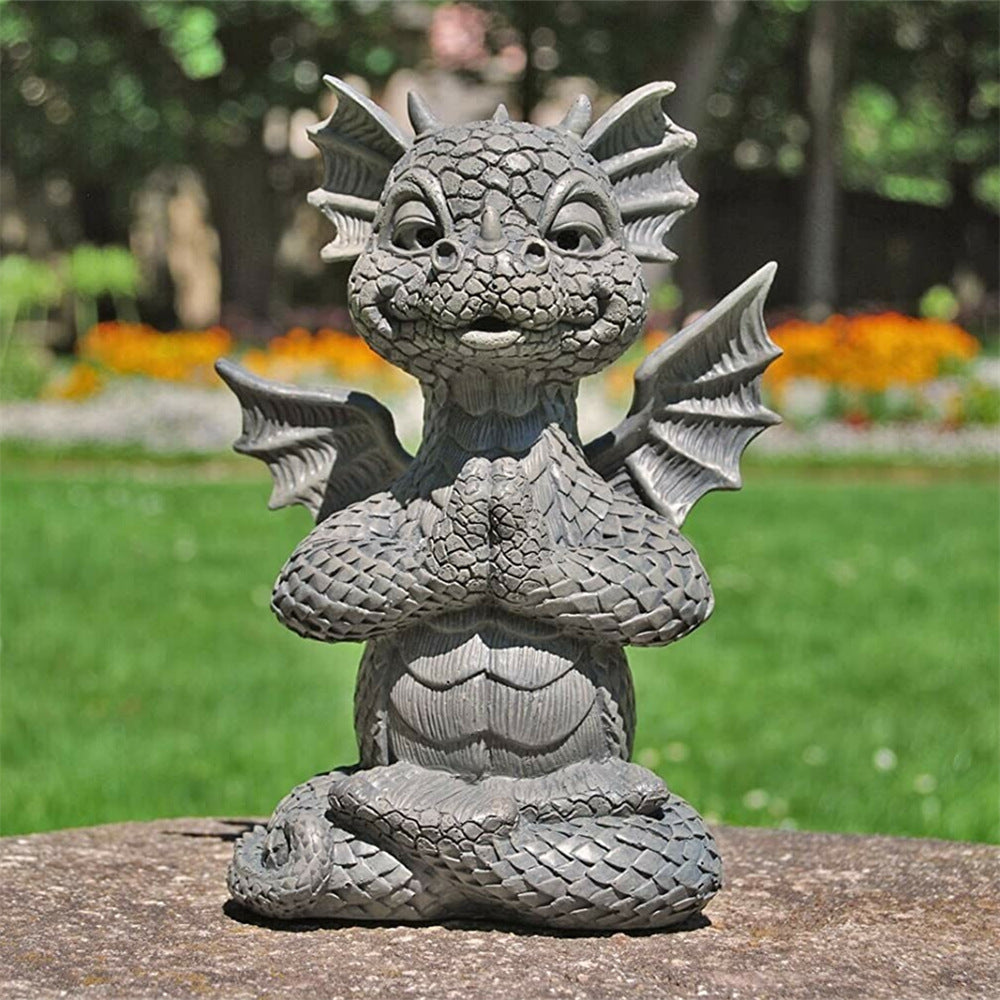 Baby Dragon Garden Statue