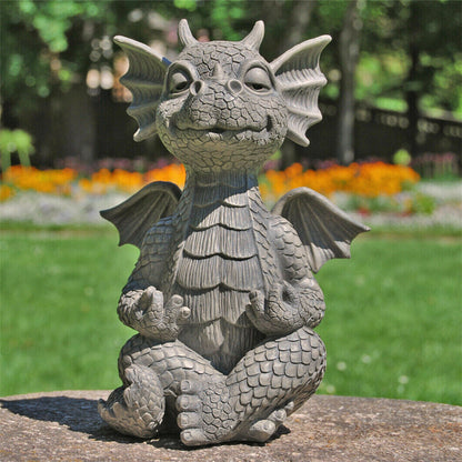 Baby Dragon Garden Statue