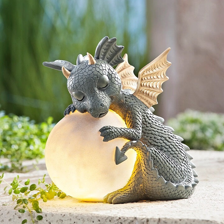 Baby Dragon Garden Statue