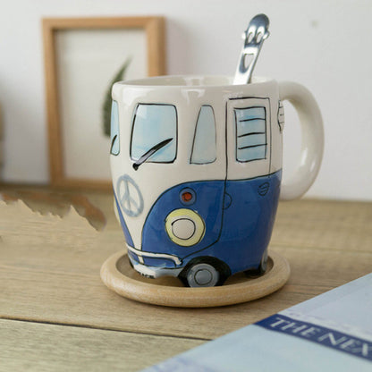 Retro VW-Bus Ceramic Mug