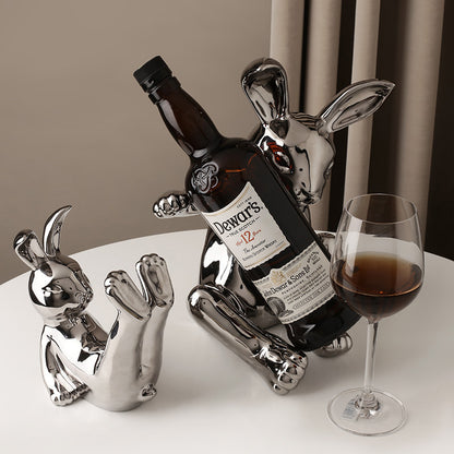 Luxury Cute Rabbit Wine Rack