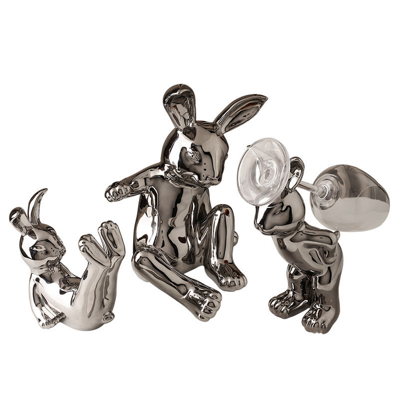 Luxury Cute Rabbit Wine Rack