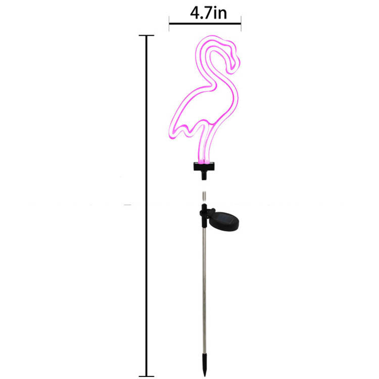 Solar Flamingo Neon Lamp