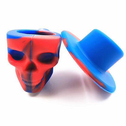 Camouflage Skull Silicone Portable Herb Pipe