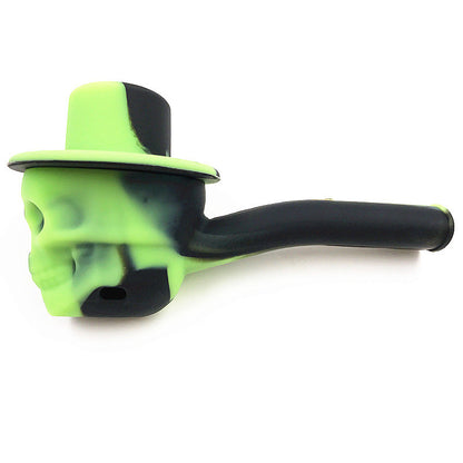Camouflage Skull Silicone Portable Herb Pipe