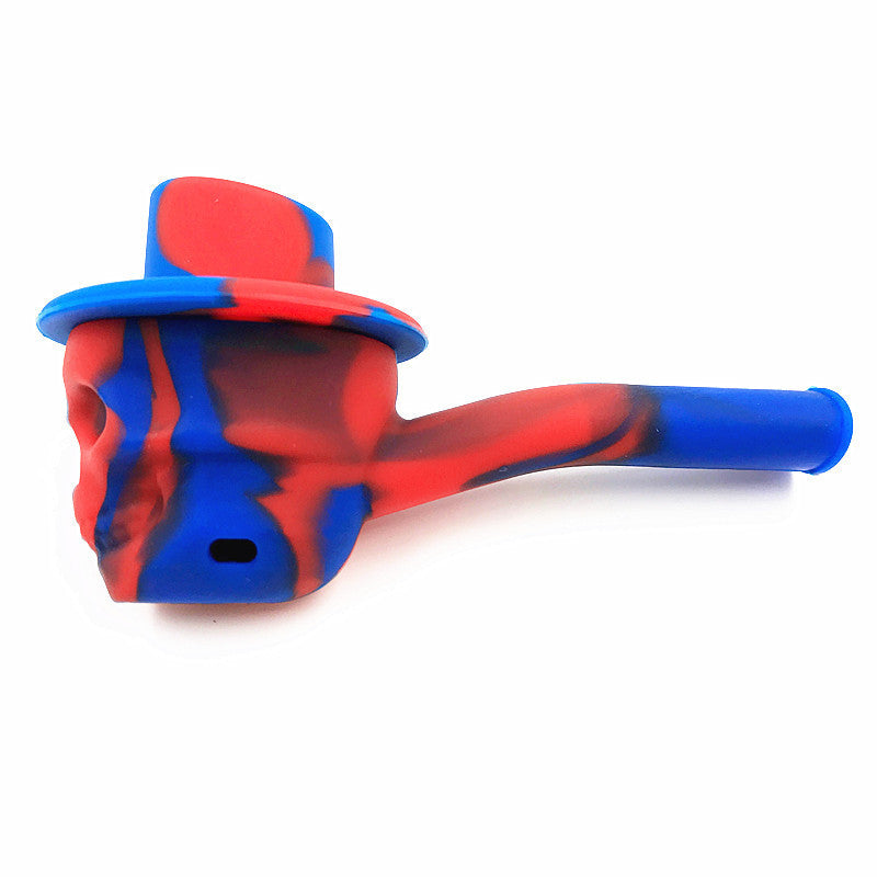 Camouflage Skull Silicone Portable Herb Pipe