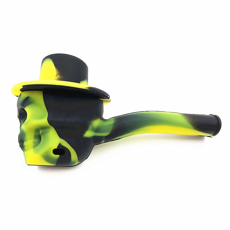 Camouflage Skull Silicone Portable Herb Pipe