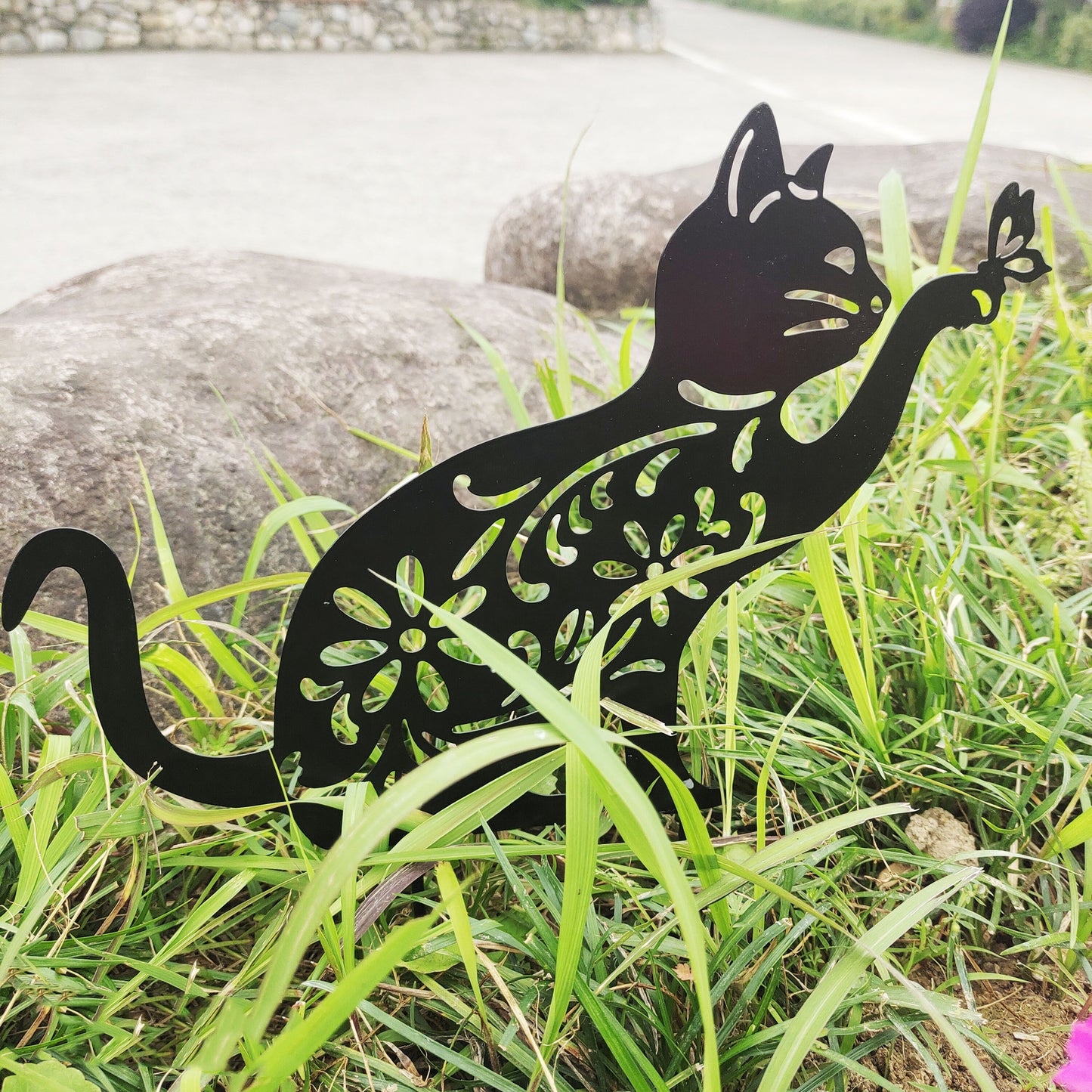 Metal Cat Silhouette