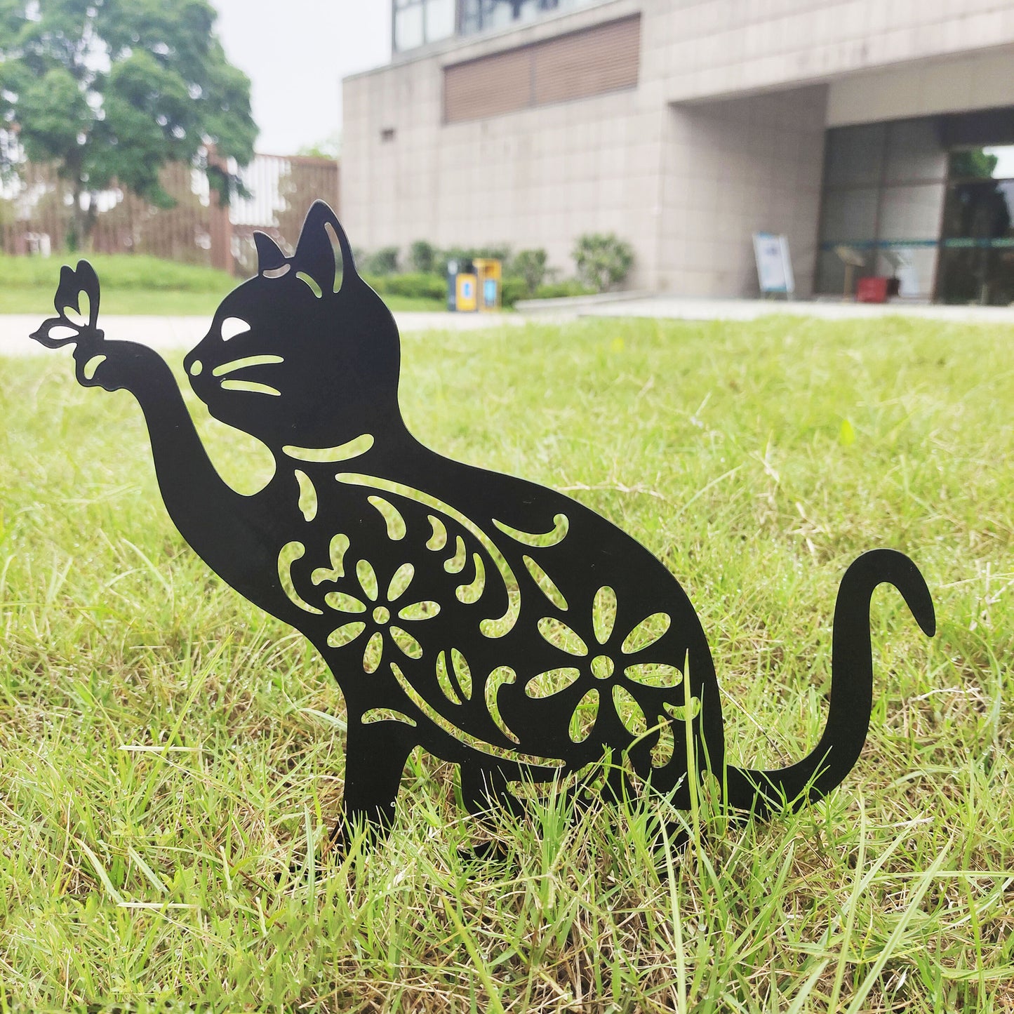 Metal Cat Silhouette