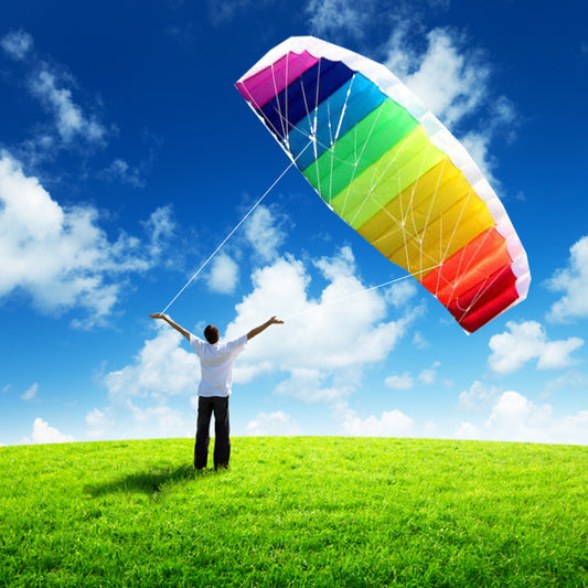 Two-line Rainbow Kite