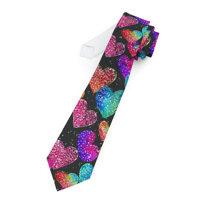 Rainbow Heart Tie