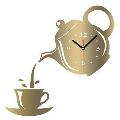 Teapot and Cup Wall Clock