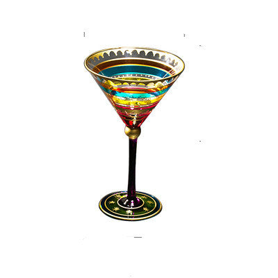 Colorful Martini Glass