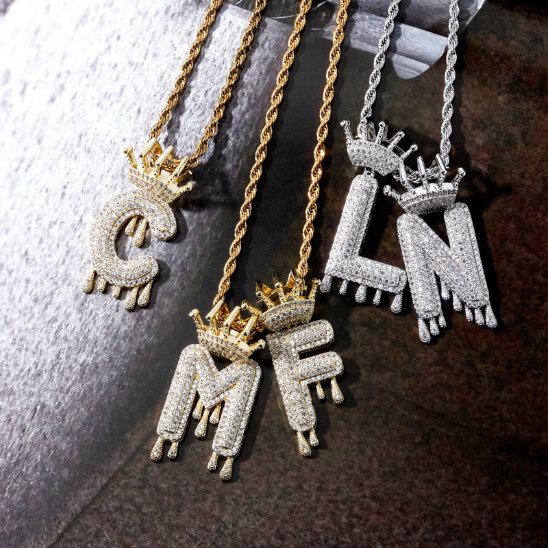 Alphabet Hip Hop Pendant